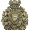 Carlisle City Police Wreath Helmet Plate - King's Crown