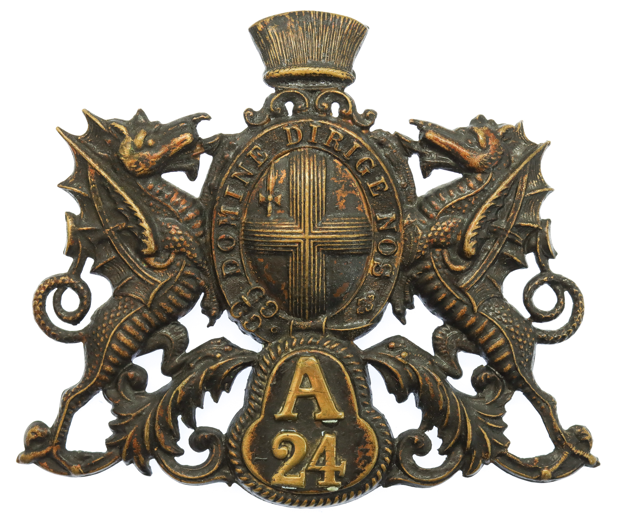City of London Police 'A'  Division Helmet Plate (A/24)