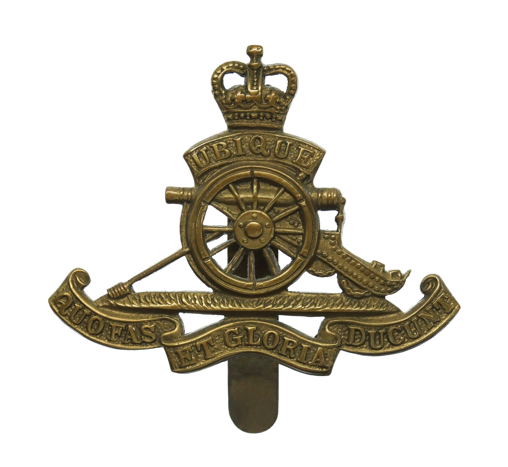 Royal Artillery Beret Badge - Queen's Crown