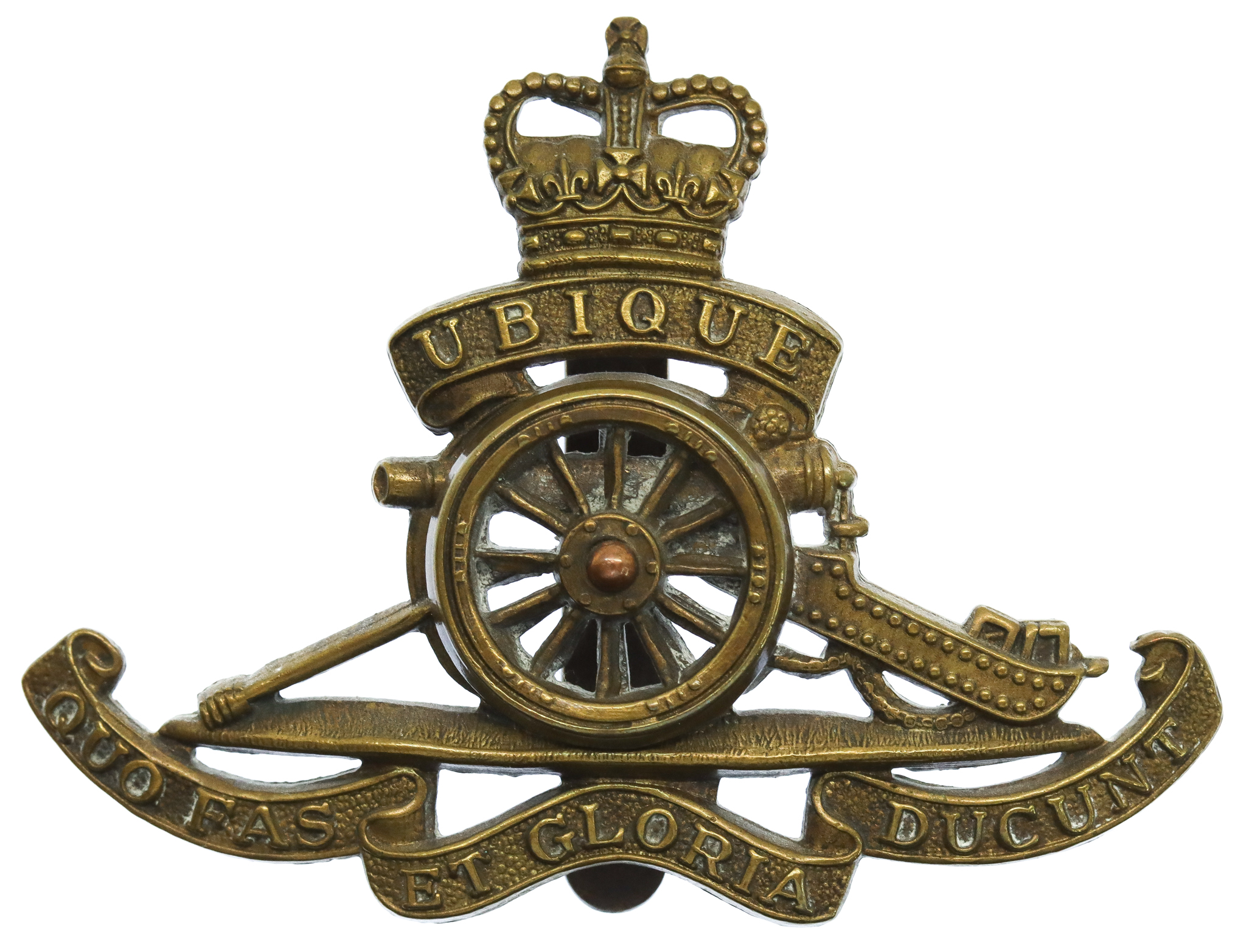 Royal Artillery Cap Badge - Queen's Crown