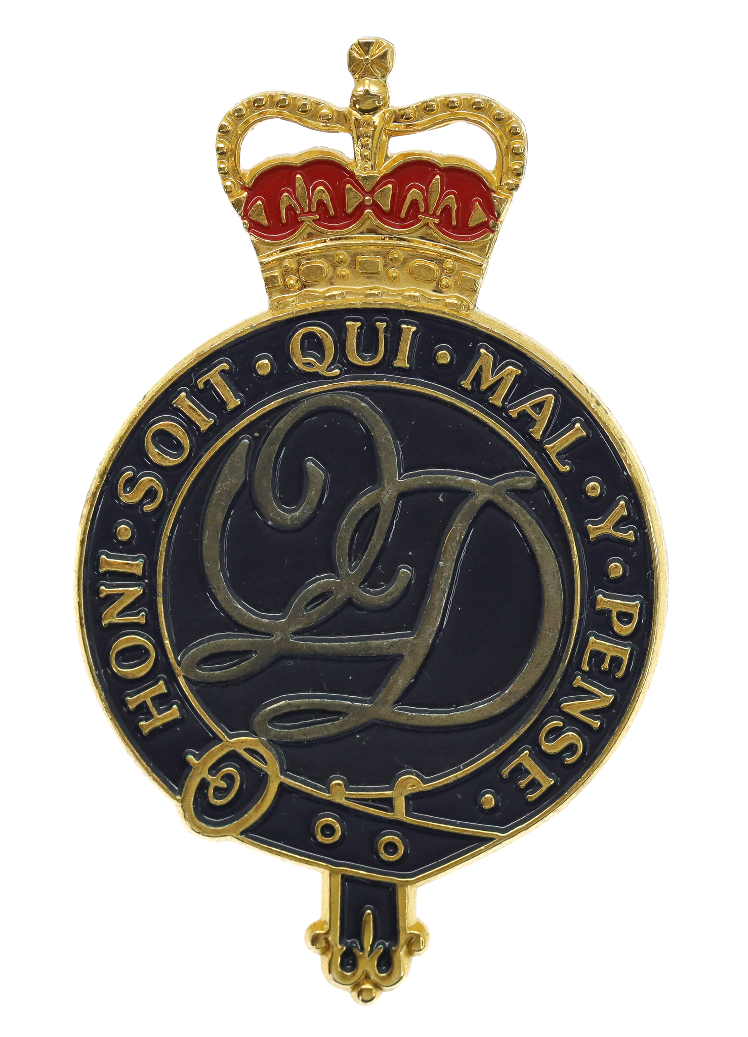 The Queen's Division Band Enamelled Cap Badge