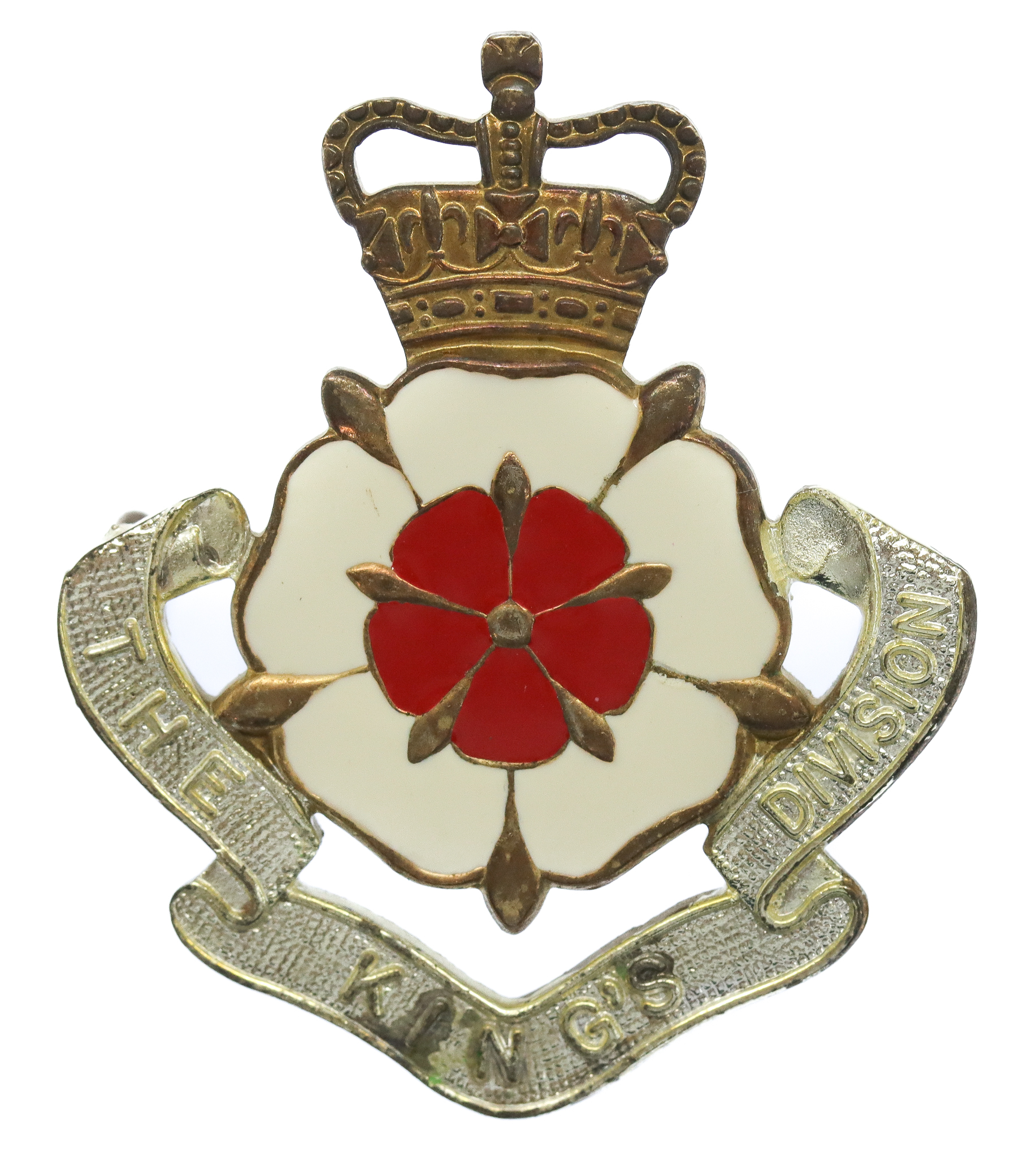 The King's Division Band Enamelled Cap Badge