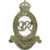 George VI Royal Horse Artillery (R.H.A.) White Metal Cap Badge