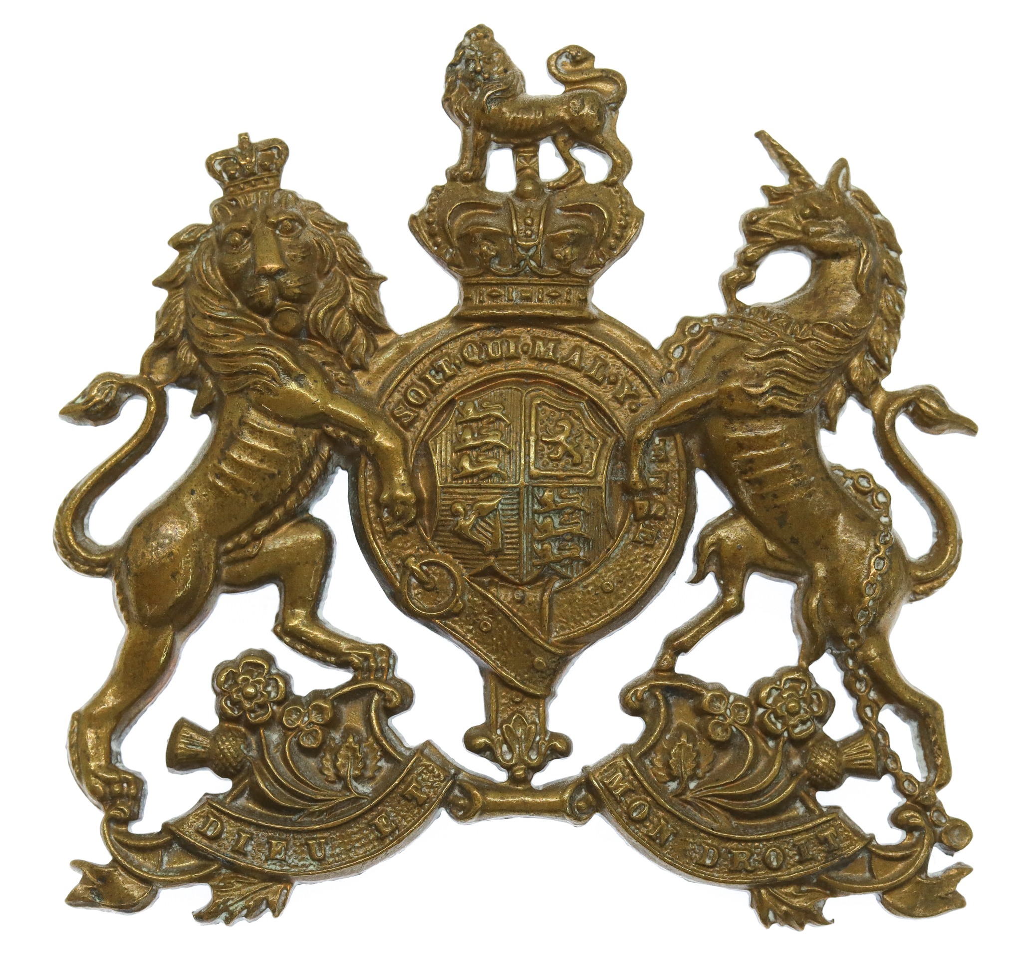 Victorian H.M.R.R. Royal Home Counties Reserve Regiment Cap Badge