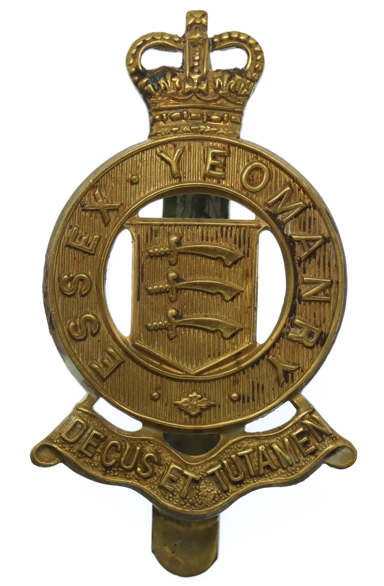 Essex Yeomanry Cap Badge - Queen's Crown