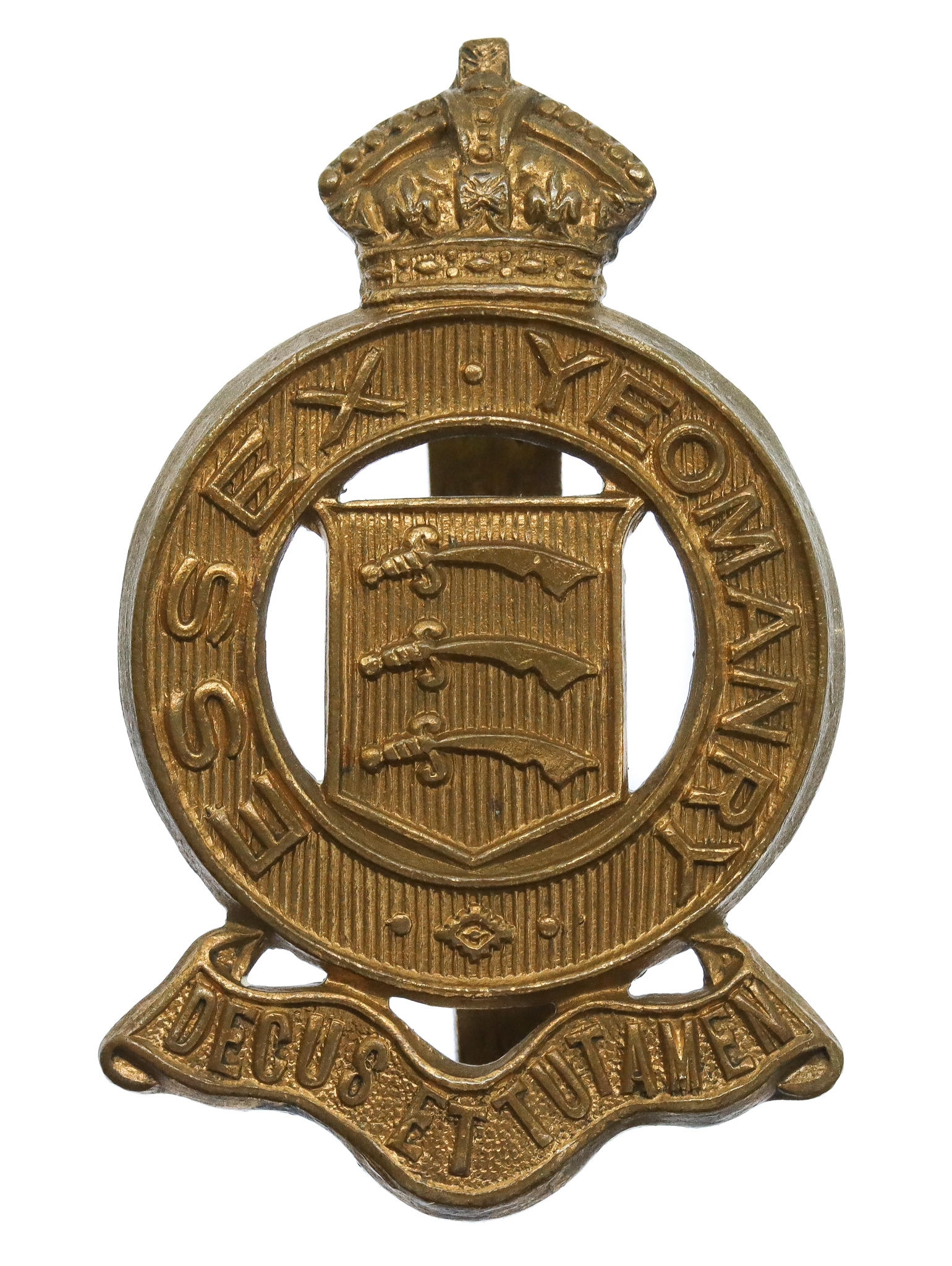 Essex Yeomanry Cap Badge - King's Crown