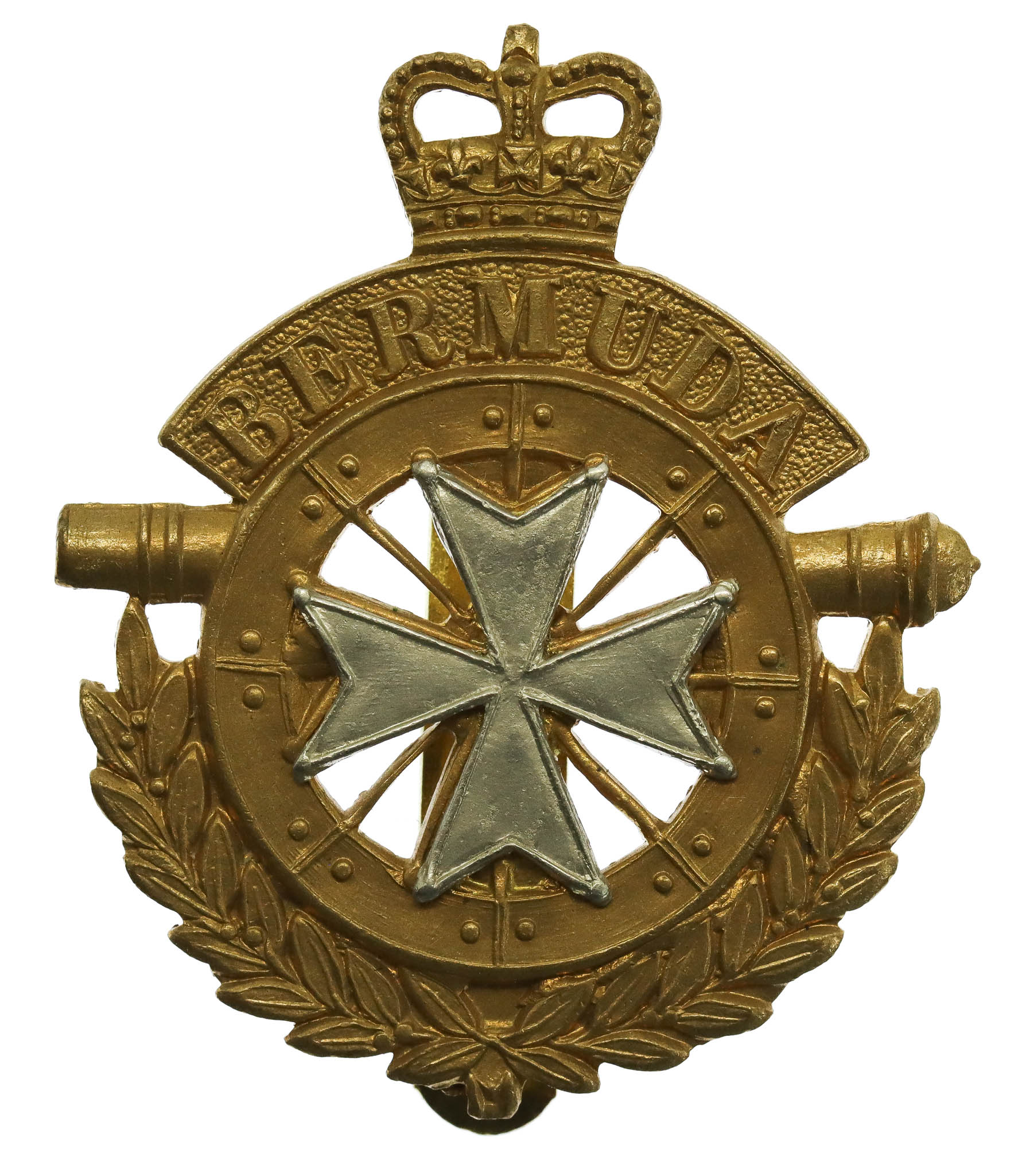 Royal Bermuda Regiment Cap Badge - Queen's Crown