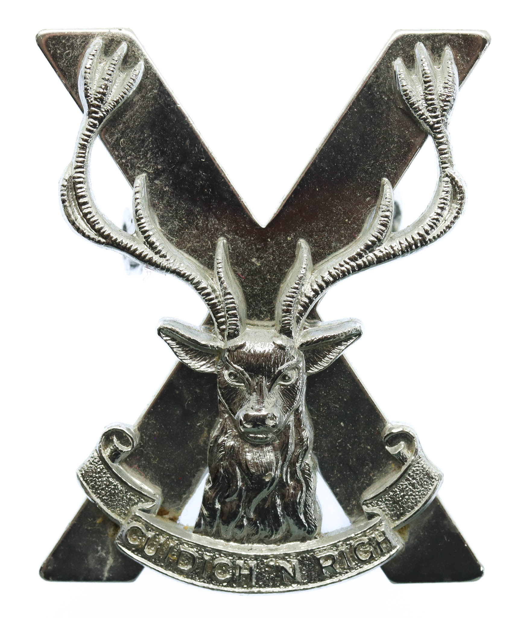 Highland Brigade Anodised (Staybrite) Cap Badge