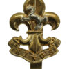 The King's Regiment Bi-Metal Cap Badge