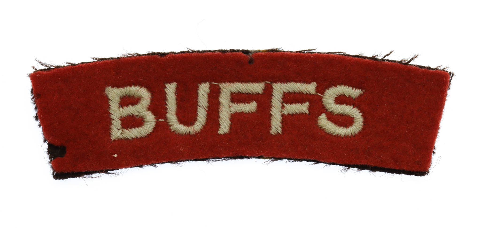 East Kent Regiment (BUFFS) Cloth Shoulder Title