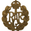 Royal Air Force (R.A.F.) Cap Badge - King's Crown