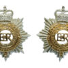 Pair of Royal Corps of Transport (R.C.T.) Anodised (Staybrite) Collar Badges
