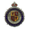  Carmarthenshire Special Constabulary Enamelled Lapel Badge - King's Crown
