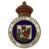 Cardiff City Special Constabulary Enamelled Lapel Badge - King's Crown