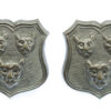 Pair of Shrewsbury Borough Police Collar Badges
