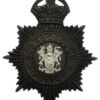 Scarborough Borough Police Night Helmet Plate - King's Crown