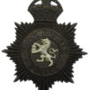 Macclesfield Borough Police Night Helmet Plate - King's Crown