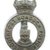 Southport Borough Police Cap Badge - King's Crown