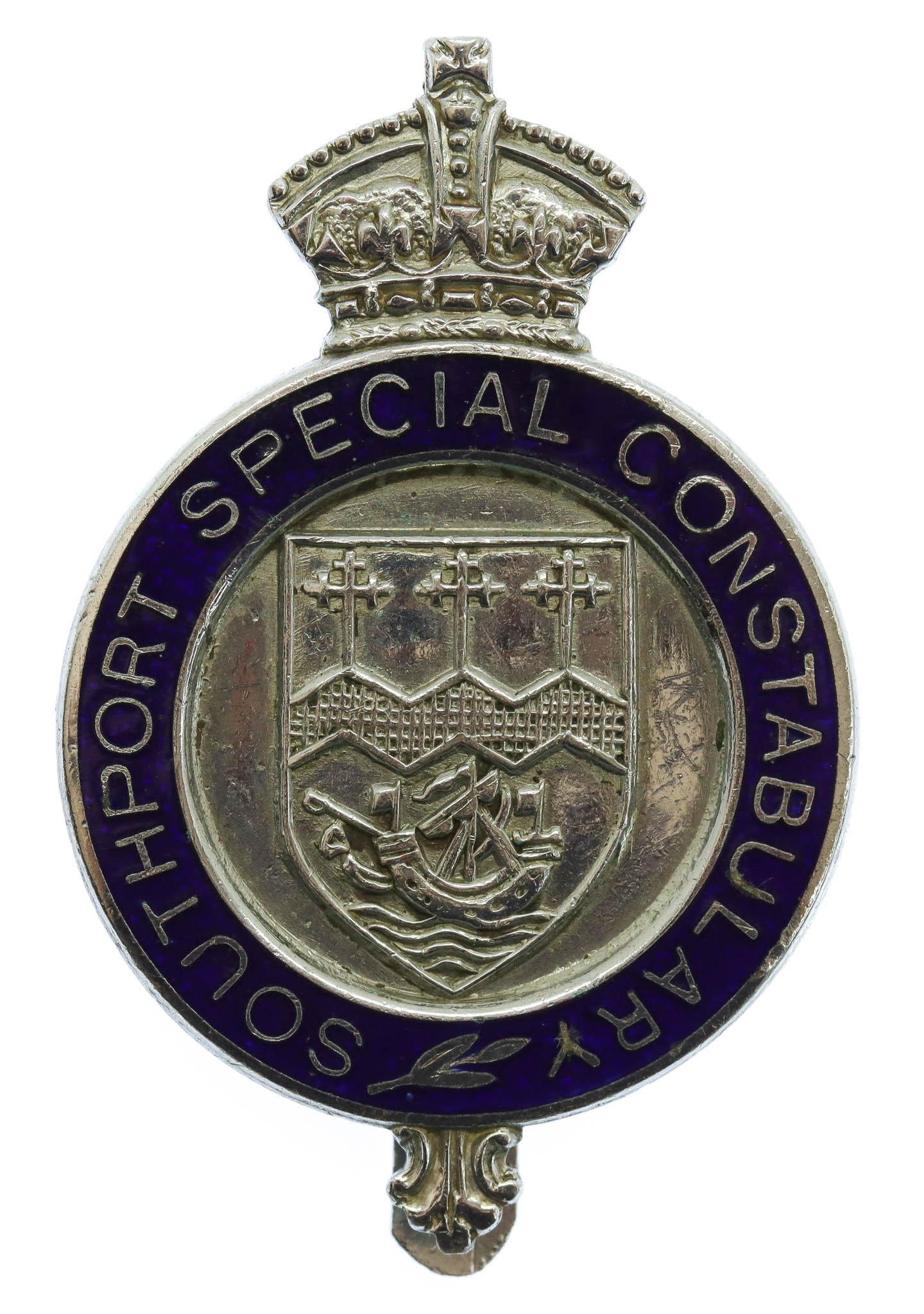 Southport Special Constabulary Enamelled Cap Badge