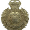Southport Borough Police Wreath Helmet Plate - King's Crown 