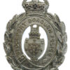 Stockport Borough Police Wreath Helmet Plate - King's Crown