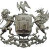 Swansea Borough Police Coat of Arms Helmet Plate