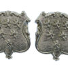 Pair of Warrington Borough Police Collar Badges