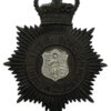 Merthyr Tydfil Borough Police Night Helmet Plate - Queen's Crown