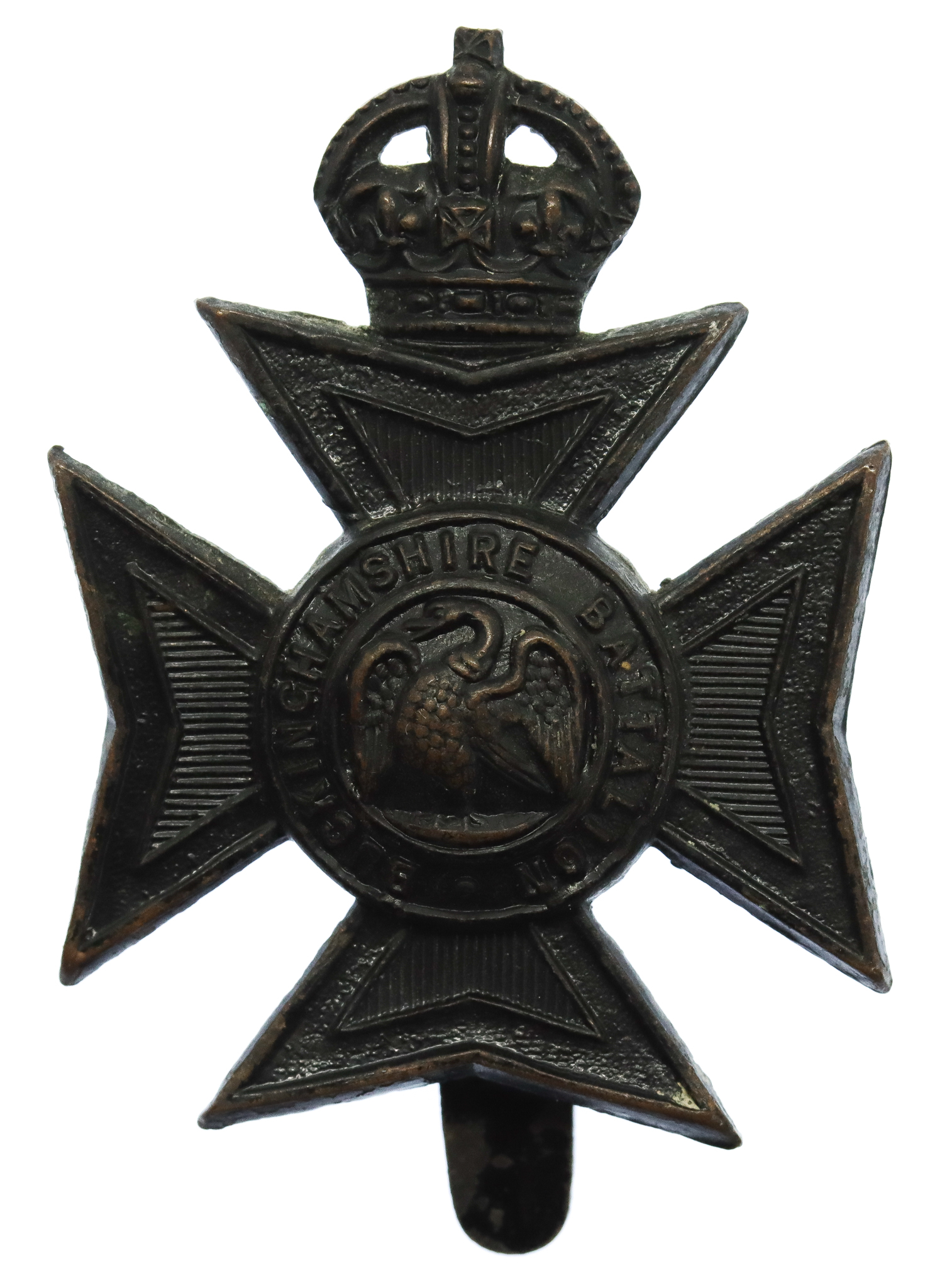 Buckinghamshire Battalion Cap Badge - King's Crown
