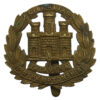 Northamptonshire Regiment WW1 All Brass Economy Cap Badge