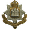 East Surrey Regiment Cap Badge - King's Crown
