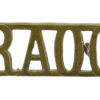 Royal Army Ordnance Corps (R.A.O.C.) Shoulder Title