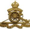 Royal Artillery Officer's Dress Cap Badge - King's Crown