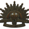 Australian Commonwealth Military Forces Slouch Hat Badge - King's Crown