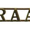 Royal Australian Artillery (R.A.A.) Shoulder Title