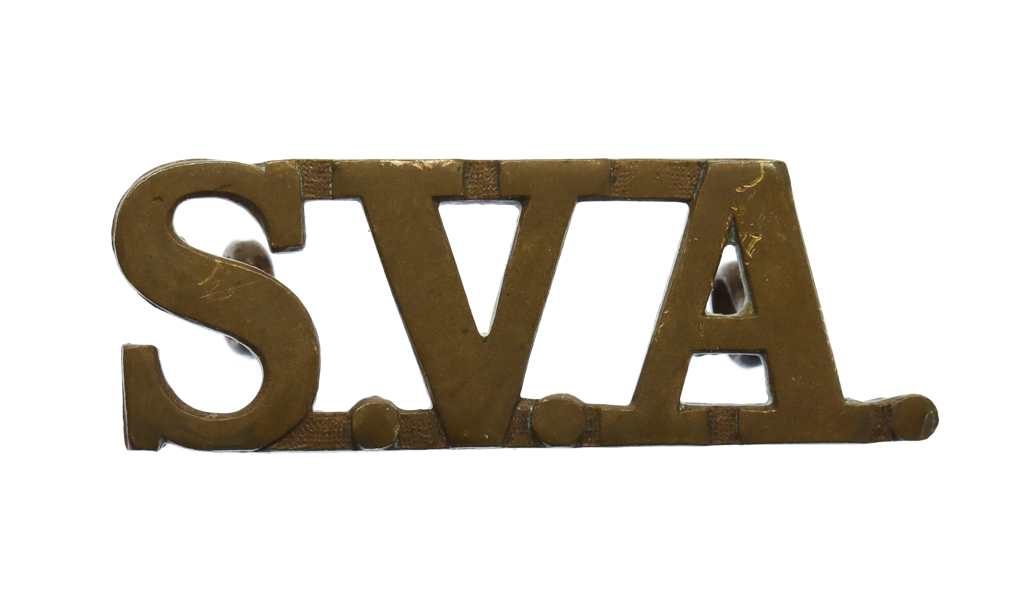 Singapore Volunteer Artillery (S.V.A.) Shoulder Title