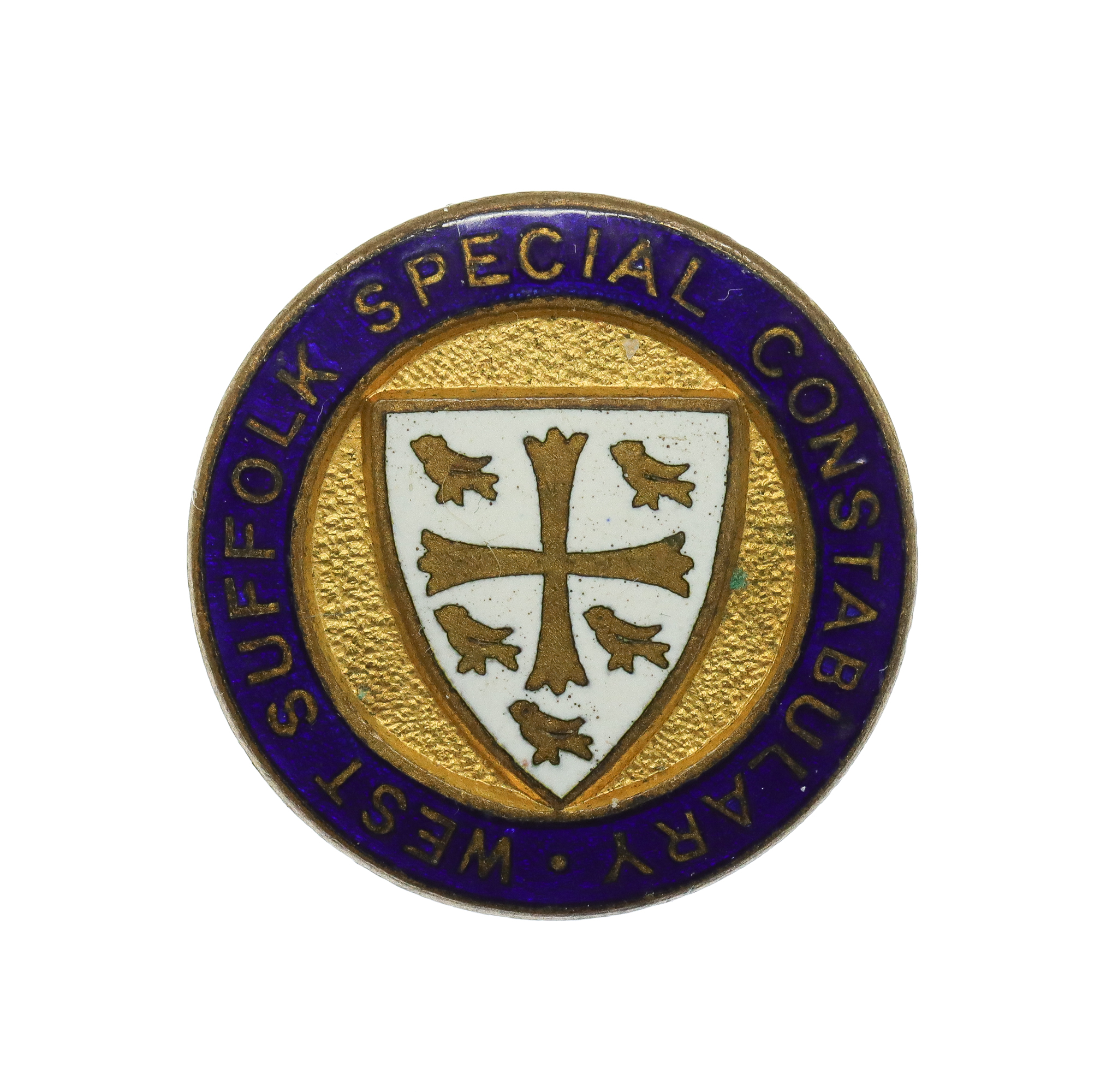 West Suffolk Special Constabulary Enamelled Lapel Badge