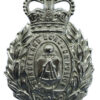 Sunderland Borough Police Wreath Helmet Plate - Queen's Crown