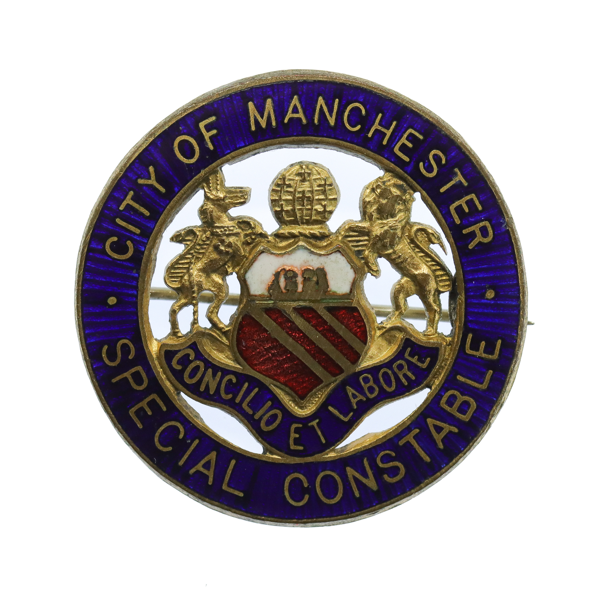 Manchester City Police Special Constable Enamelled Lapel Badge
