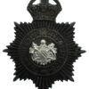 Manchester City Police Black Helmet Plate - King's Crown