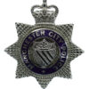 Manchester City Police Senior Officer's Enamelled Cap Badge - Queen's Crown (2 Piece)