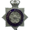 Lancashire Constabulary Enamelled Star Cap Badge - Queen's Crown