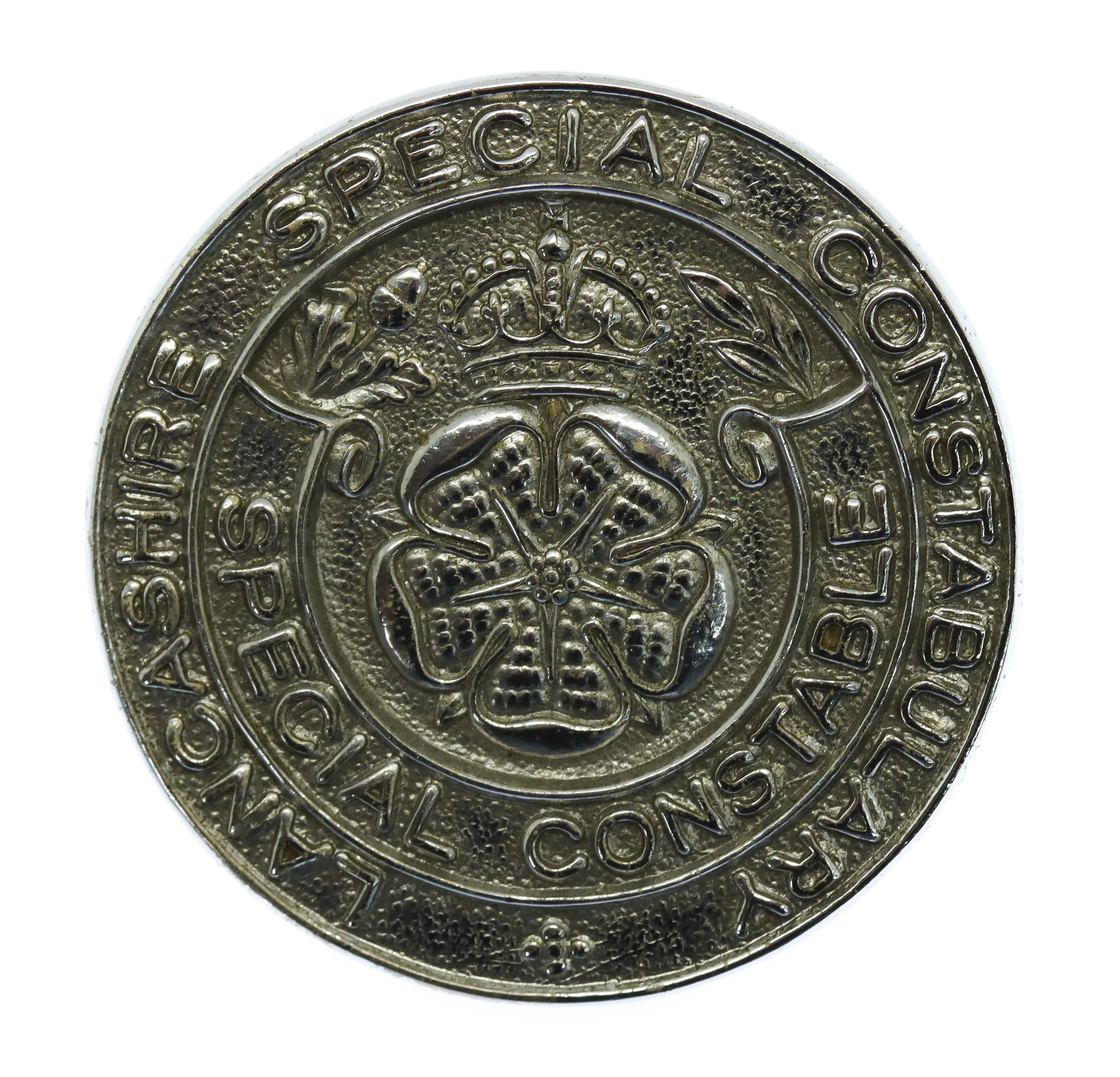 Lancashire Special Constabulary Special Constable Cap Badge/Lapel Badge - King's Crown