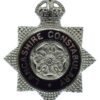 Lancashire Constabulary Senior Officer's  Enamelled Cap Badge - King's Crown