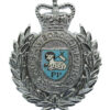 Preston Borough Police Enamelled Wreath Helmet Plate - Queen's Crown