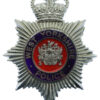 West Yorkshire Police Enamelled Helmet Plate - Queen's Crown