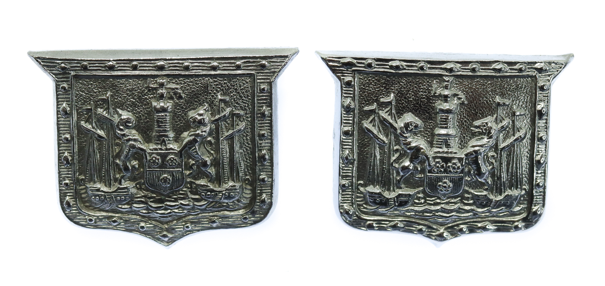 Pair of Southampton Police Collar Badges