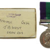 Campaign Service Medal (Clasp - Cyprus) - Gdsm. J.B. West, Grenadier Guards