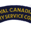 Royal Canadian Army Service Corps (ROYAL CANADIAN/ARMY SERVICE CORPS) Cloth Shoulder Title