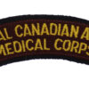 Royal Canadian Army Medical Corps (ROYAL CANADIAN ARMY/MEDICAL CORPS) Cloth Shoulder Title